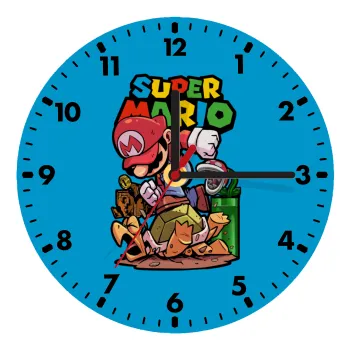 Super mario Jump, Ρολόι τοίχου ξύλινο (20cm)