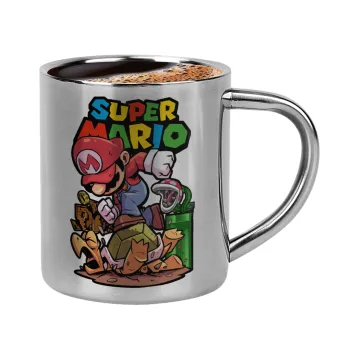 Super mario Jump, Double-wall metal cup for espresso (220ml)