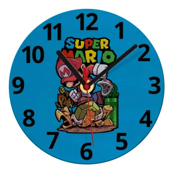 Super mario Jump, Ρολόι τοίχου γυάλινο (20cm)