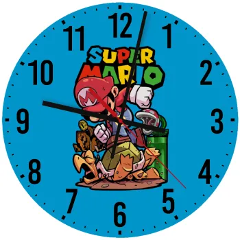 Super mario Jump, Ρολόι τοίχου ξύλινο (30cm)