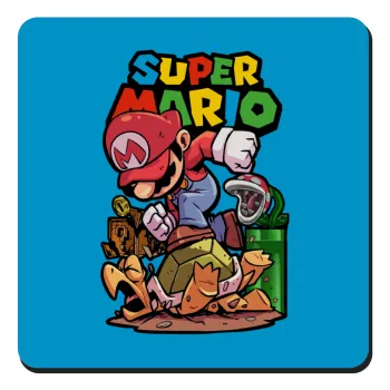 Super mario Jump, Τετράγωνο μαγνητάκι ξύλινο 9x9cm