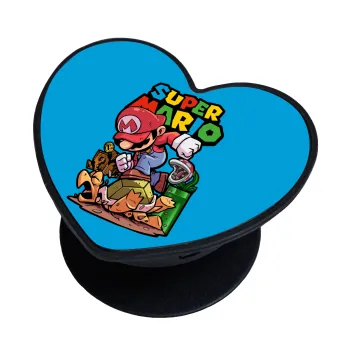 Super mario Jump, Phone Holders Stand  καρδιά Μαύρο Βάση Στήριξης Κινητού στο Χέρι