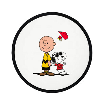 Snoopy & Joe, Βεντάλια υφασμάτινη αναδιπλούμενη με θήκη (20cm)