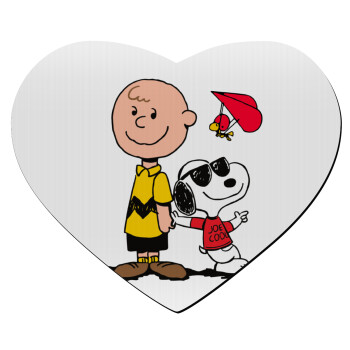 Snoopy & Joe, Mousepad heart 23x20cm