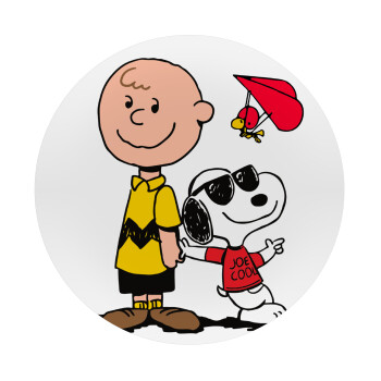 Snoopy & Joe, Mousepad Στρογγυλό 20cm