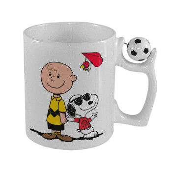 Snoopy & Joe, Κούπα με μπάλα ποδασφαίρου , 330ml