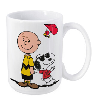Snoopy & Joe, Κούπα Mega, κεραμική, 450ml