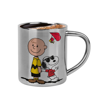 Snoopy & Joe, Κουπάκι μεταλλικό διπλού τοιχώματος για espresso (220ml)