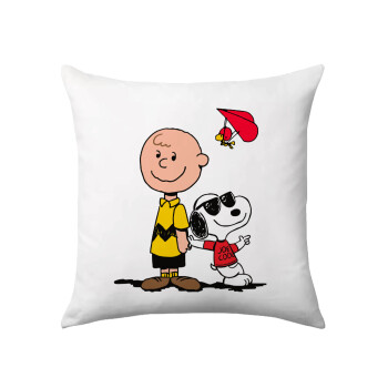 Snoopy & Joe, Μαξιλάρι καναπέ 40x40cm περιέχεται το  γέμισμα
