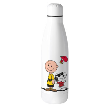 Snoopy & Joe, Metal mug thermos (Stainless steel), 500ml