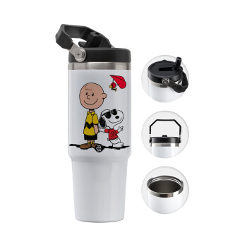 Snoopy & Joe, Θερμός Ανοξείδωτο 30oz με χερούλι