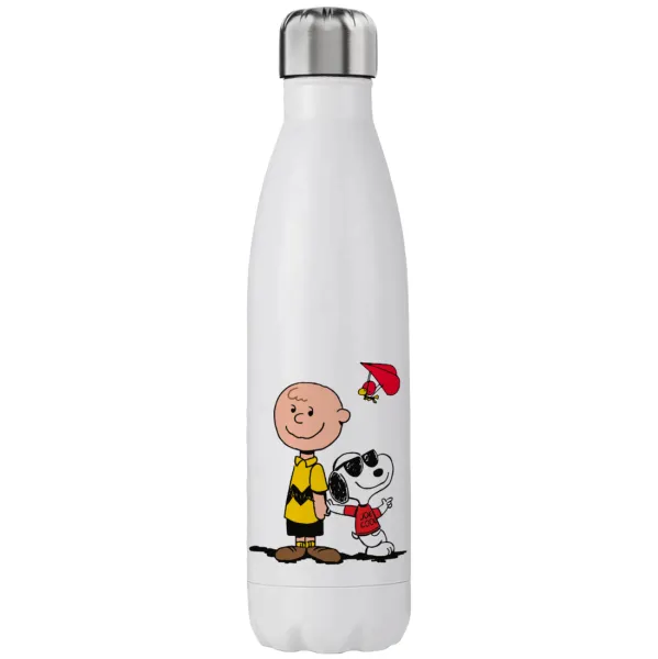 Snoopy & Joe — Μεταλλικό παγούρι θερμός (Stainless steel), διπλού τοιχώματος, 750ml