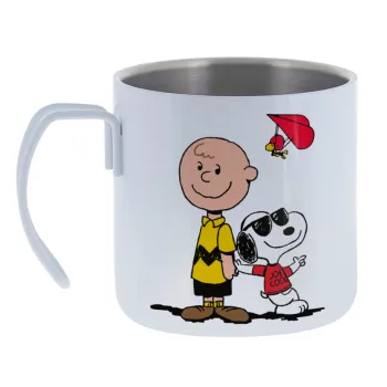 Snoopy & Joe — Κούπα Ανοξείδωτη διπλού τοιχώματος 400ml