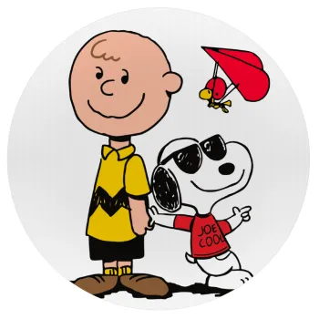 Snoopy & Joe, Mousepad Στρογγυλό 20cm
