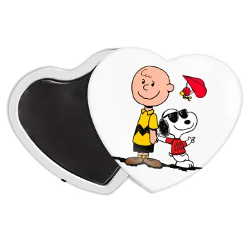 Snoopy & Joe, Μαγνητάκι καρδιά (57x52mm)