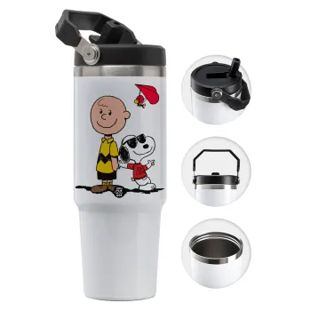 Snoopy & Joe, Θερμός Ανοξείδωτο 30oz με χερούλι