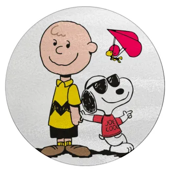 Snoopy & Joe, Επιφάνεια κοπής γυάλινη στρογγυλή (30cm)