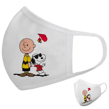Snoopy & Joe, Μάσκα υφασμάτινη υψηλής άνεσης παιδική (Δώρο πλαστική θήκη)