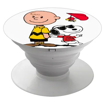 Snoopy & Joe, Phone Holders Stand  White Hand-held Mobile Phone Holder