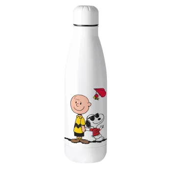 Snoopy & Joe, Μεταλλικό παγούρι θερμός (Stainless steel), 500ml