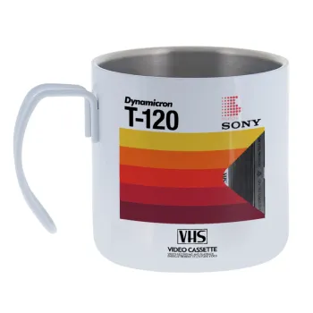 VHS sony dynamicron T-120 — Κούπα Ανοξείδωτη διπλού τοιχώματος 400ml