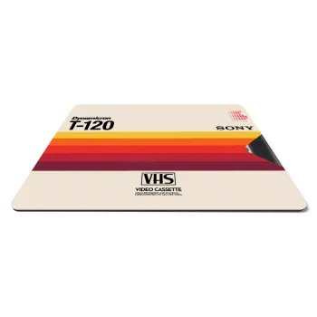 VHS sony dynamicron T-120, Mousepad rect 27x19cm