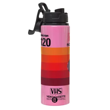 VHS sony dynamicron T-120, Metallic water bottle with safety lid, 850ml aluminum
