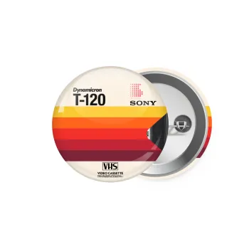 VHS sony dynamicron T-120, Κονκάρδα παραμάνα 5.9cm