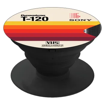 VHS sony dynamicron T-120, Phone Holders Stand  Μαύρο Βάση Στήριξης Κινητού στο Χέρι