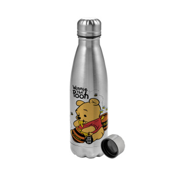 Winnie the Pooh, Μεταλλικό παγούρι νερού, ανοξείδωτο ατσάλι, 750ml