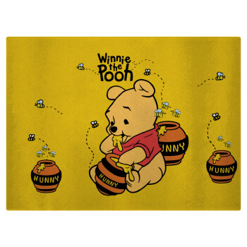 Winnie the Pooh, Επιφάνεια κοπής γυάλινη (38x28cm)