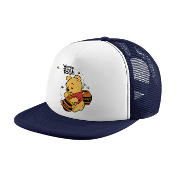 Winnie the Pooh, Καπέλο Soft Trucker με Δίχτυ Dark Blue/White 