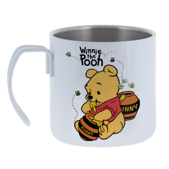 Winnie the Pooh, Mug Stainless steel double wall 400ml