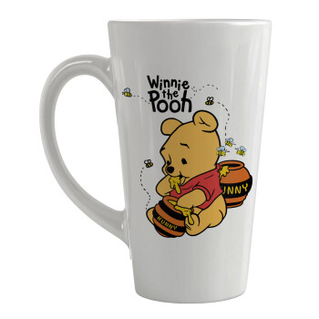 Winnie the Pooh, Κούπα κωνική Latte Μεγάλη, κεραμική, 450ml