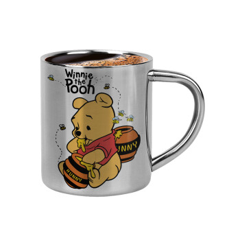 Winnie the Pooh, Κουπάκι μεταλλικό διπλού τοιχώματος για espresso (220ml)