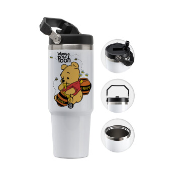 Γουίνι το Αρκουδάκι , Θερμός Ανοξείδωτο 30oz με χερούλι