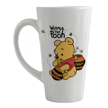 Winnie the Pooh, Κούπα κωνική Latte Μεγάλη, κεραμική, 450ml
