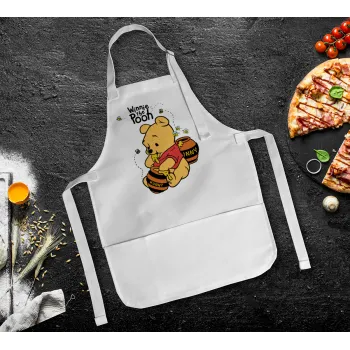 Winnie the Pooh, Ποδιά Σεφ Ολόσωμη Παιδική (με ρυθμιστικά και 2 τσέπες)