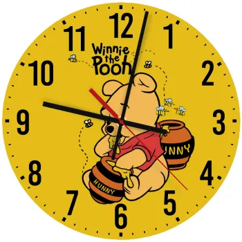 Γουίνι το Αρκουδάκι , Ρολόι τοίχου ξύλινο (30cm)