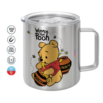 Γουίνι το Αρκουδάκι , Κούπα Ανοξείδωτη διπλού τοιχώματος 300ml