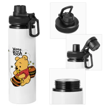 Winnie the Pooh, Metal water bottle with safety cap, aluminum 850ml