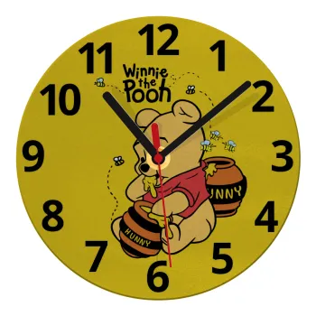 Winnie the Pooh, Ρολόι τοίχου γυάλινο (20cm)