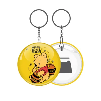Γουίνι το Αρκουδάκι , Μπρελόκ μεταλλικό 5cm με ανοιχτήρι