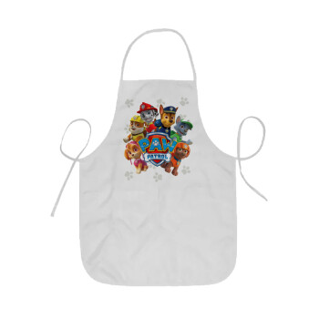 PAW patrol, τα κουτάβια, Ποδιά Σεφ ολόσωμη κοντή  Παιδική (44x62cm)