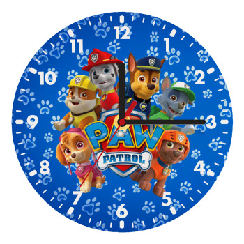 PAW patrol, Wooden wall clock (20cm)