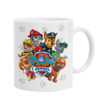 PAW patrol, τα κουτάβια, Κούπα, κεραμική, 330ml
