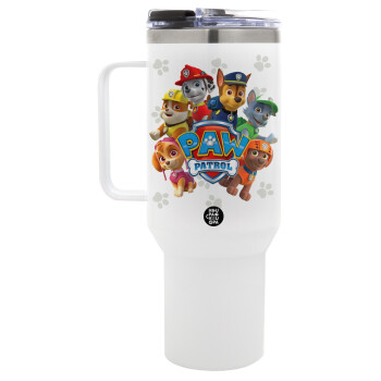 PAW patrol, Mega Stainless steel Tumbler with lid, double wall 1,2L