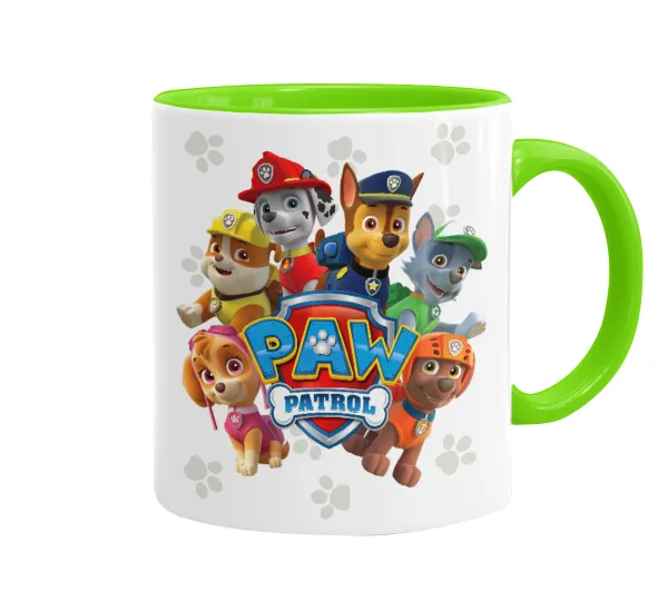 PAW patrol — Κούπα χρωματιστή βεραμάν, κεραμική, 330ml