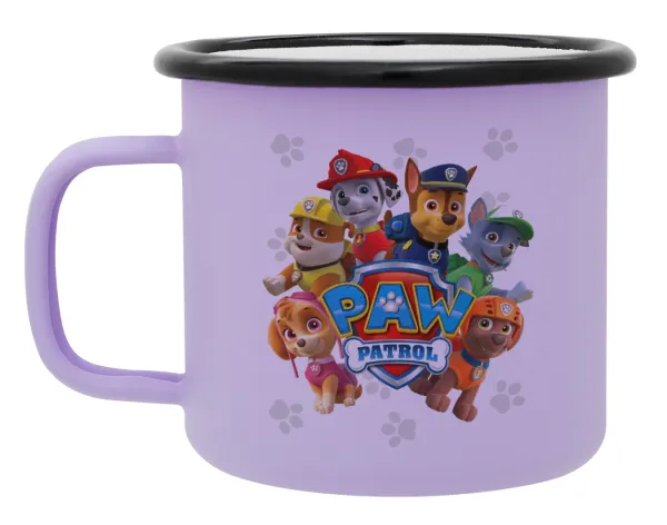 PAW patrol — Κούπα Μεταλλική εμαγιέ ΜΑΤ Light Pastel Purple 360ml