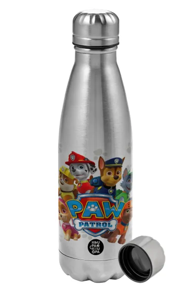 PAW patrol — Μεταλλικό παγούρι νερού, ανοξείδωτο ατσάλι, 750ml